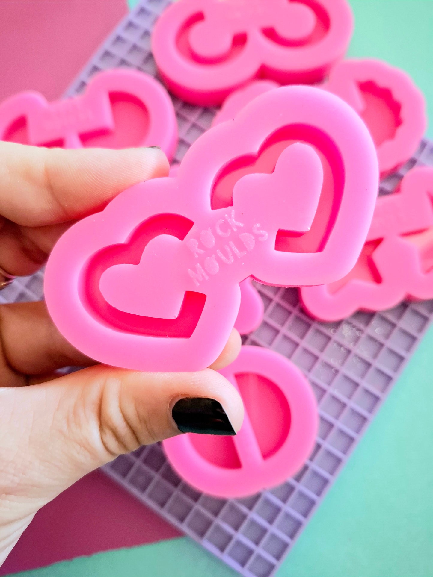 Mould - Hoops - Hearts Small