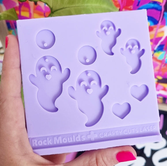 Mould - Hallo Wiggle Ghost Drops + Studs