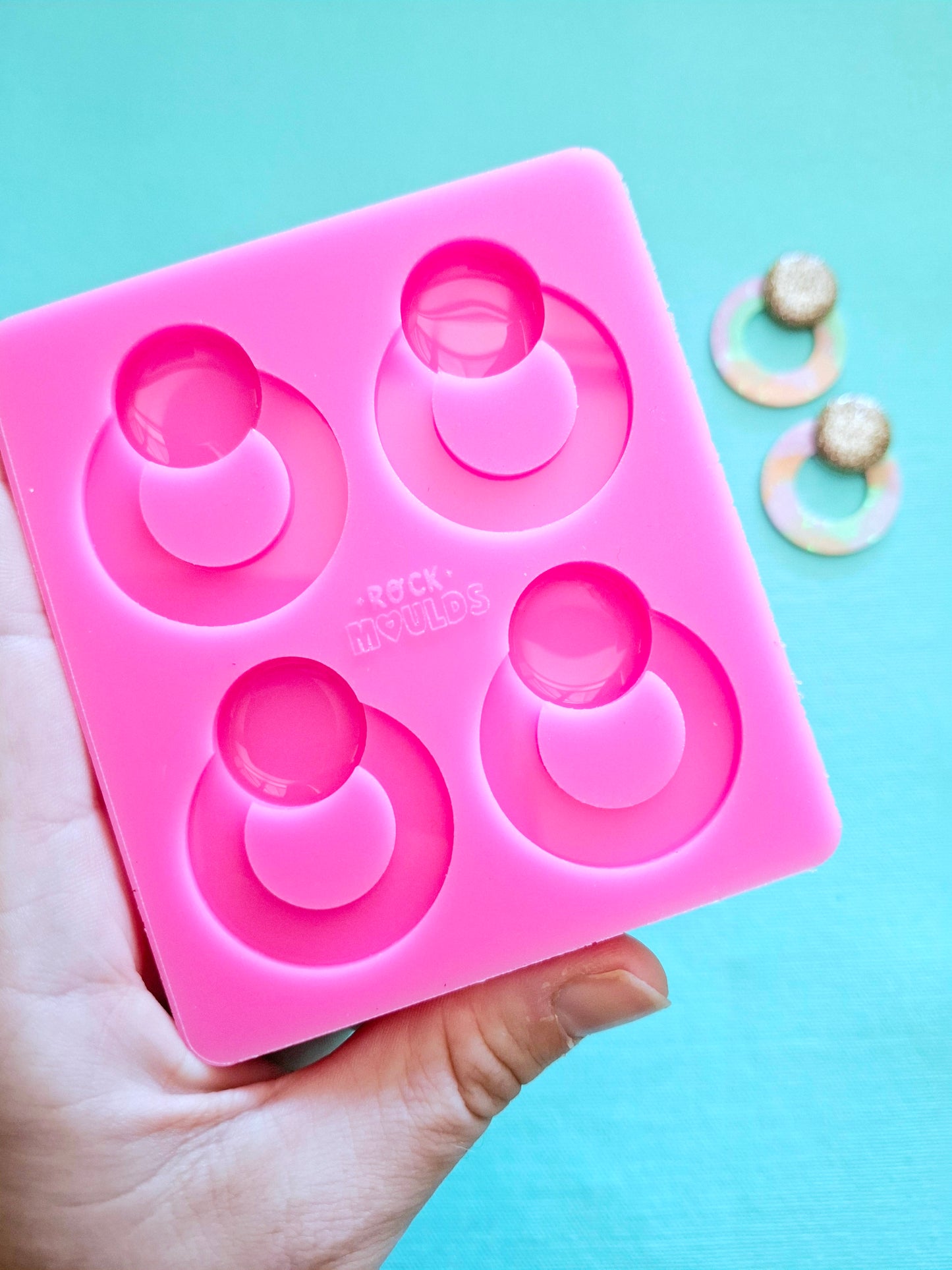 Mould - Double Layer Oh Studs (Circle)
