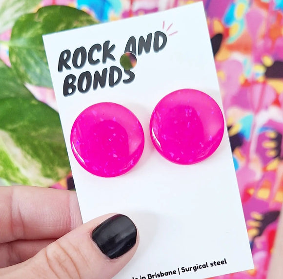 2.5cm Circle Studs