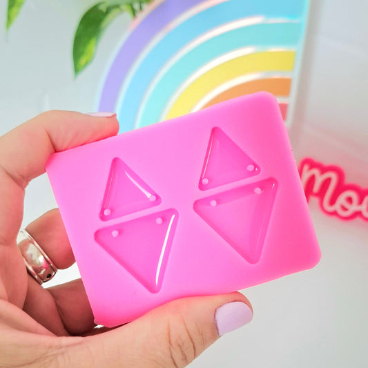 Mould - Double Triangle Drops PRE-DOMED