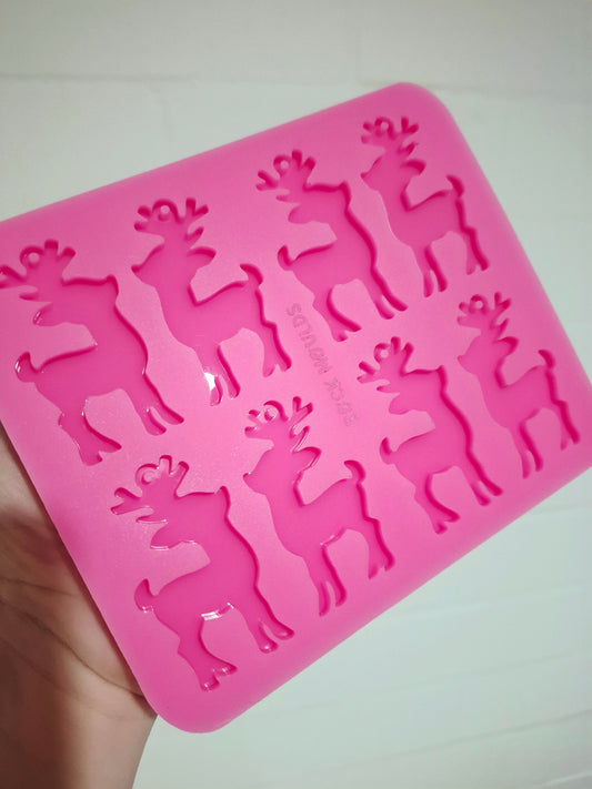 Mould - Festive Reindeers